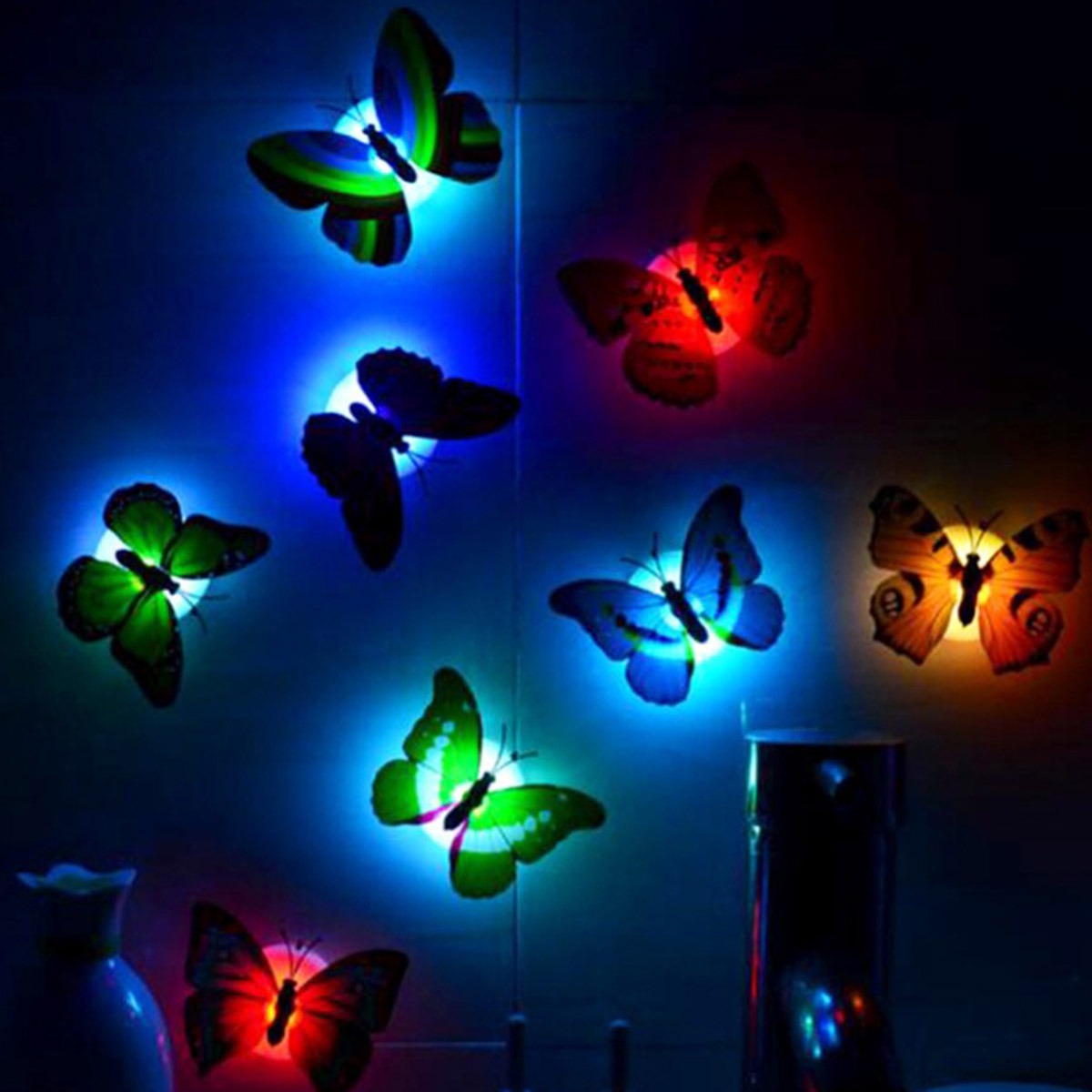 LED Butterfly Night Light (6 pcs)