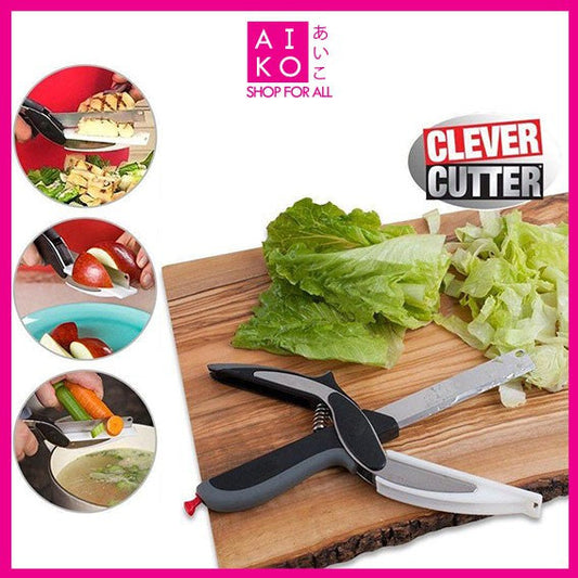 2 In 1 Knife & Cutting Board