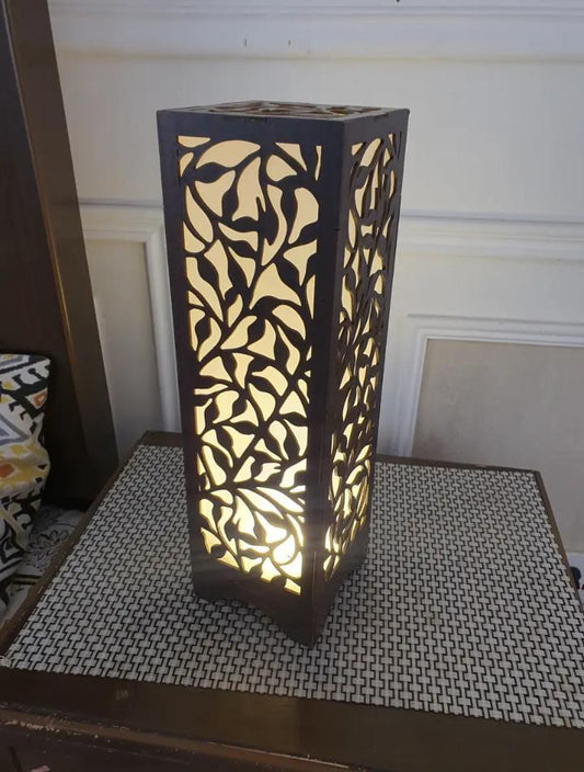 Wooden Side Lamp