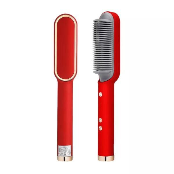 Hair Straightener Iron Brush Straight Hair Straightener